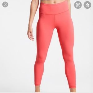 Athleta Elation 7/8 Tight in Coral